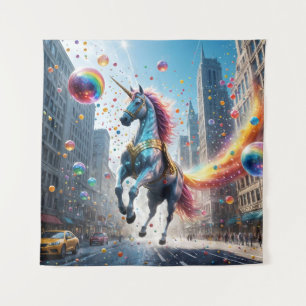 Tenture Superhero Unicorn à Bouncy Ball City