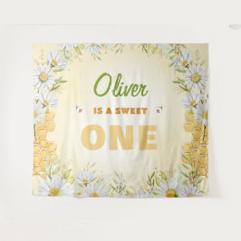 Tenture Sweet One Bumblebee 1er Premier garçon fête d'anni