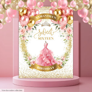 Tenture Sweet sixteen tendance Blush Rose Gold Parties sci