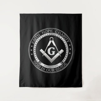 Tenture symbole de la franc-maçonnerie
