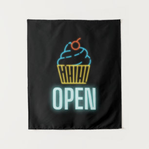 Tenture SYMBOLE OUVERT DE NEON Cupcake