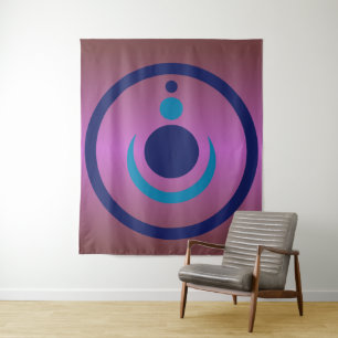 Tenture Symboles anciens Aliens Crop Circle Tapestry