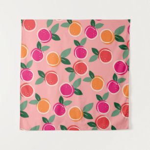 Tenture Symphonie Citrus coucher de soleil