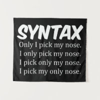 Syntaxe Collecte drôle de nez