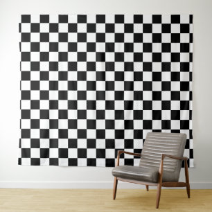 Tenture Tableau de bord noir et blanc