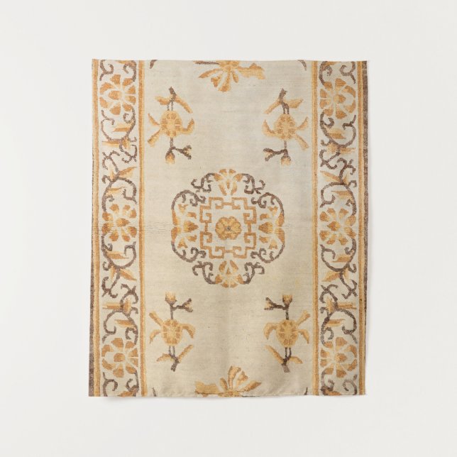 Tenture Tan Jaune Tibétain Brown  (Devant)