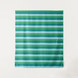 Tenture Tanager Turquoise, Bleu Canard et Vert Kelly Repea