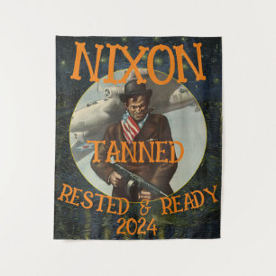 Tenture Tant attendu & Prêt NIXON 2024 Président
