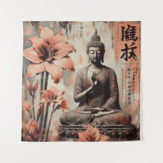 TENTURE TAPESTRIES DE BUDDHA #5
