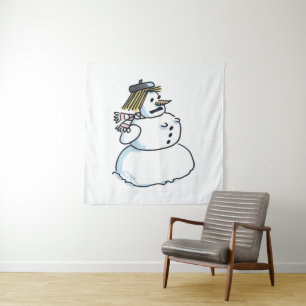 Tenture Tapis de Snowwoman