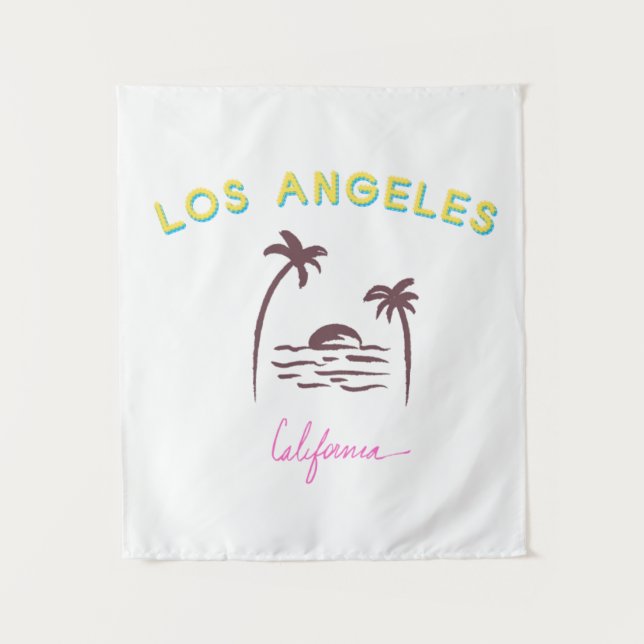 Tenture Tapiz los angeles california (Devant)