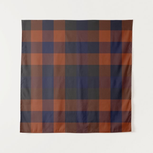 Tenture Tartan plat moderne classique Motif sans couture.  (Devant)