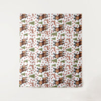 Tasse fleurie mignonne au renne