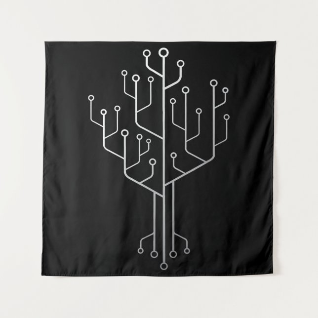 Tenture Technique du programmeur programmeur de l'arbre de (Devant)