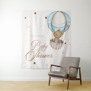 Tenture Teddy Bear Air Hot Balloon Bearly Wait Baby shower