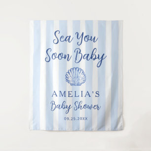 Tenture Terracotta Sea You Soon Beach Baby Shower
