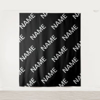 Texte personnalisable | Bold Modern Black & White