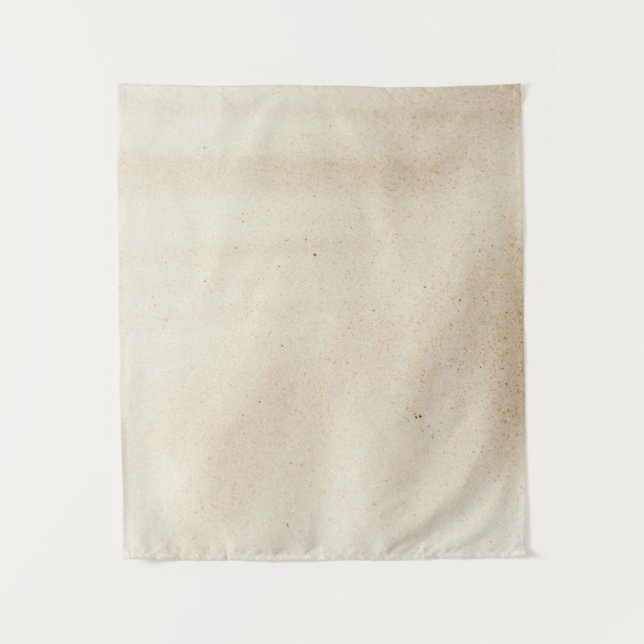 Tenture textile blanc avec ombre noire (Devant)