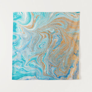 Tenture texture Abstraite en marbre bleu