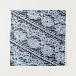 Tenture Texture, arrière-plan, motif. tissu de dentelle bl