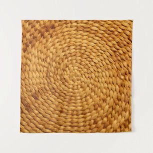 Tenture texture arrière - plan tissée brun