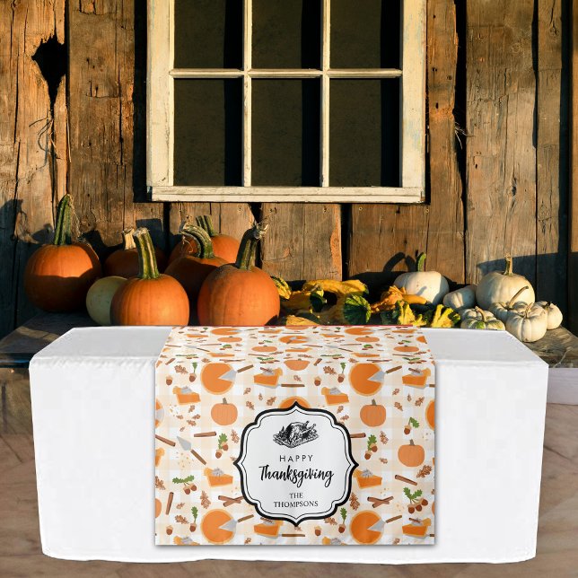 Tenture Thanksgiving Diner Partie Buffet Coureur Table (Thanksgiving Dinner Party Buffet Table Runner Tapestry)