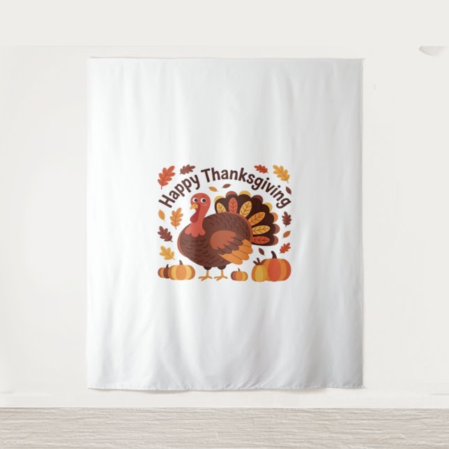 Tenture Thanksgiving Turquie - Automne Vacances Classic Ov (Devant)