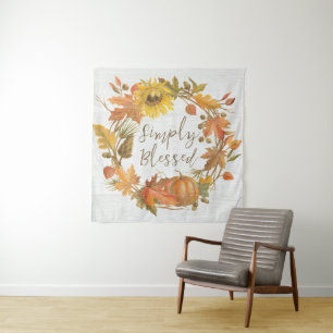 Tenture Thanksgiving Wreath - Simplement béni