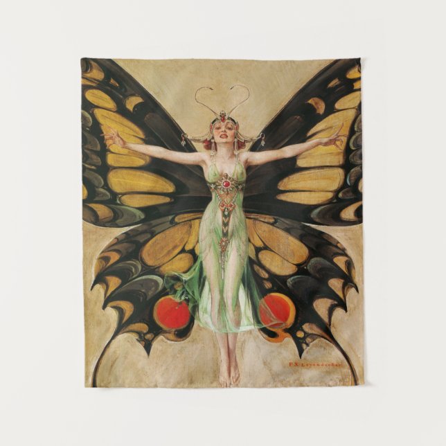 Tenture The Flapper, 1922 par Joseph Christian Leyendecker (Devant)