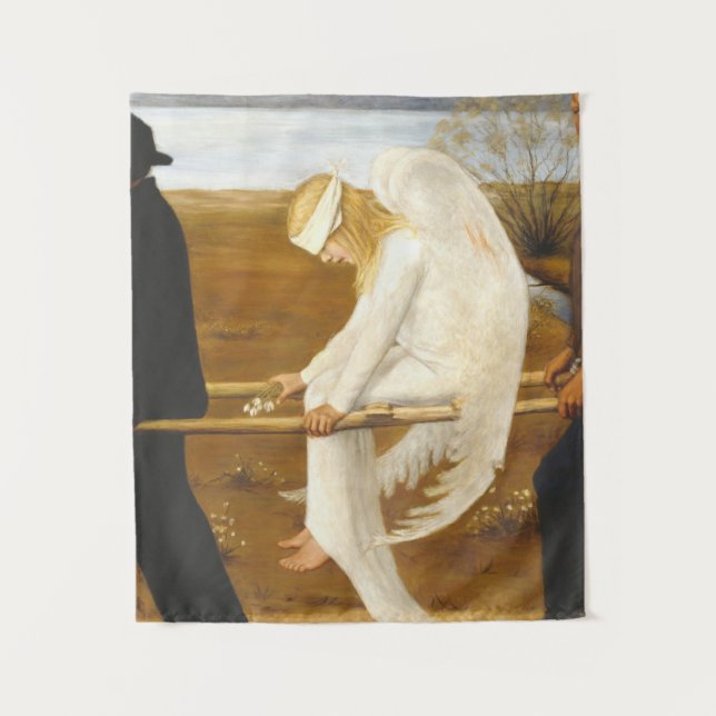 Tenture The Wounded Angel By Hugo Simberg 1903 (Devant)