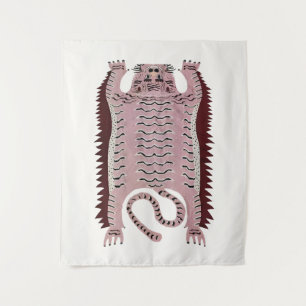 Tenture Tigre de style vintage
