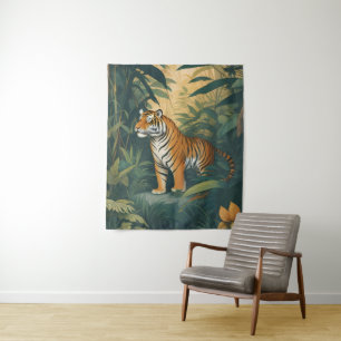 Tenture Tigre majestueux dans la Jungle Elégant Art de la