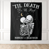 Til Death Skeleton Lots Tarot Card Goth Mariage