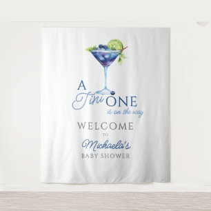 Tenture Tini Un Sur Le Chemin Aquarelle Martini Baby Showe