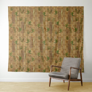 Tenture Tissu en bambou de Tapa