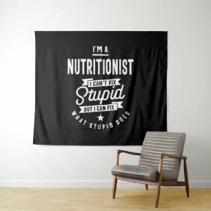 Tenture Titre du poste nutritionniste Cadeau