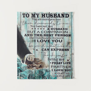 Tenture To My Husband Gift, Best Holiday Present