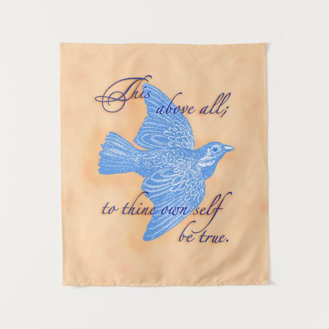 Tenture To Thine Own Self Be True Tapestry (Devant)