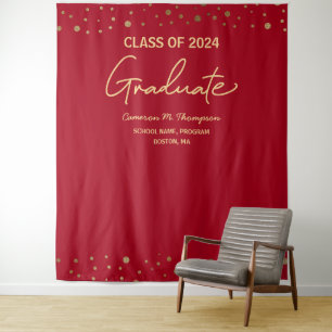 Tenture Toile de fond de remise de diplôme de la promotion