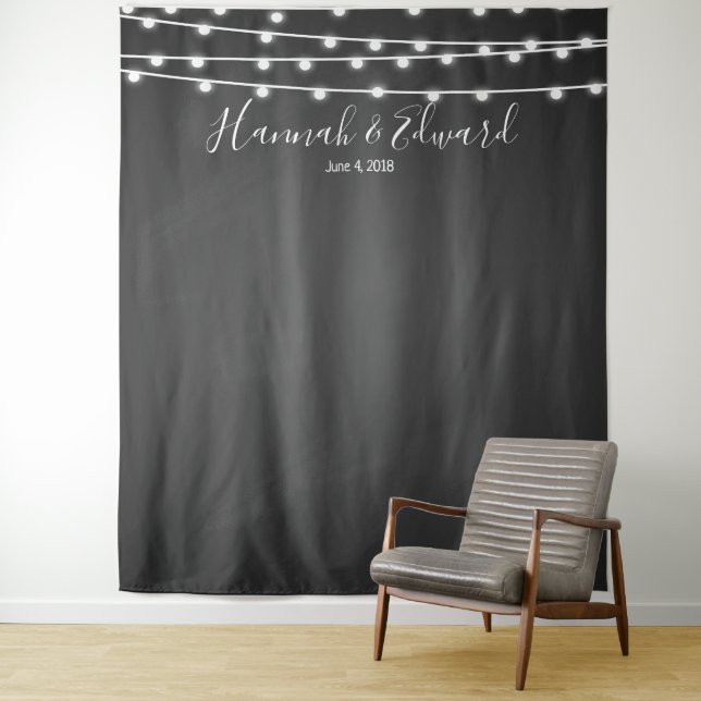 Tenture toile de fond mariage, photo prop, arrière - plan  (En situation)