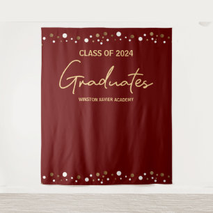 Tenture Toile de fond pour les diplômés de la promotion 20