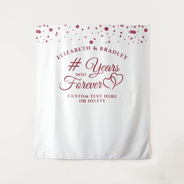 Tenture Toile de fond pour photo commémorative d'anniversa (Devant)