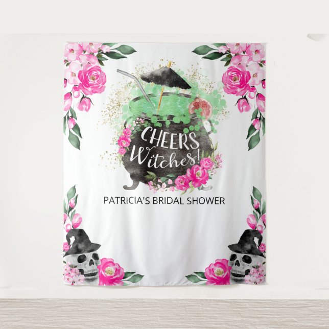 Tenture Toile de fond pour une fête de fiançailles de sorc (Devant)