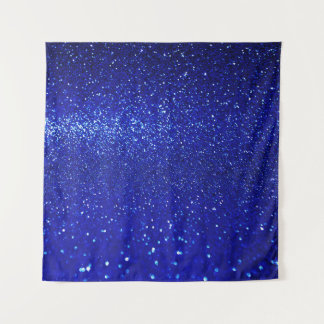 Tenture Toile de Parties scintillant bleu chatoyant