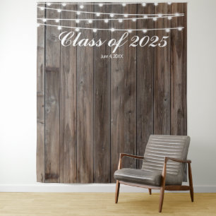 Tenture Toile en bois rustique - Pays Ouest