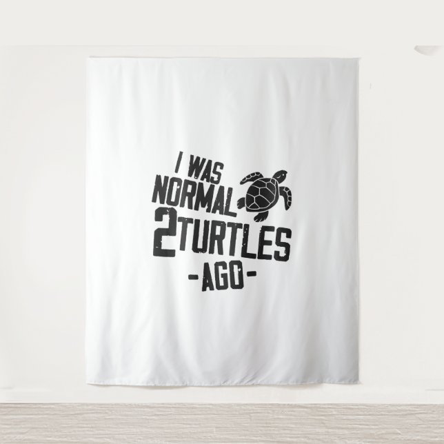 Tenture Tortue de la tortue de mer I Était Normal 2 (Devant)