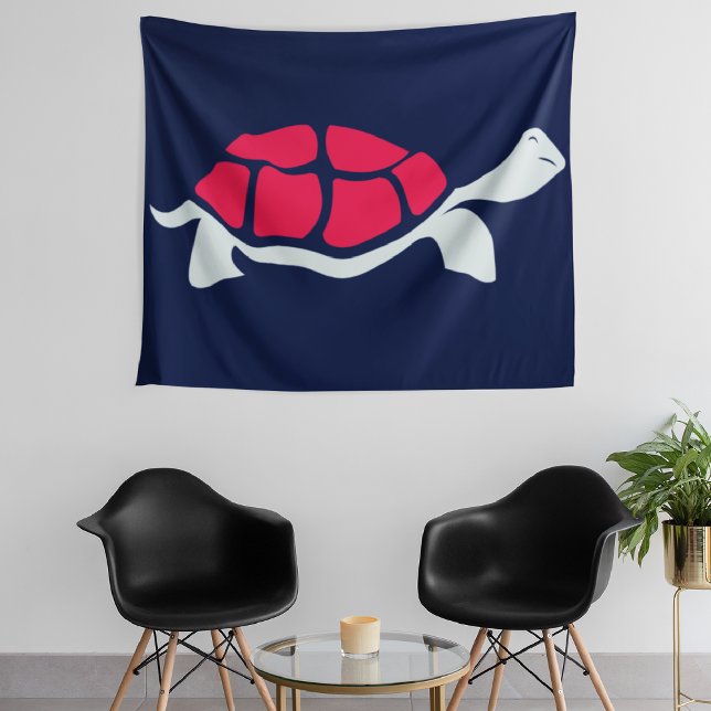 Tenture Tortue Rouge (Créateur téléchargé)