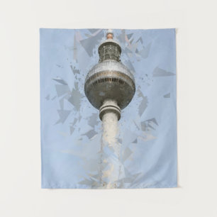 Tenture Tour de télévision Fernsehturm Berlin, Allemagne