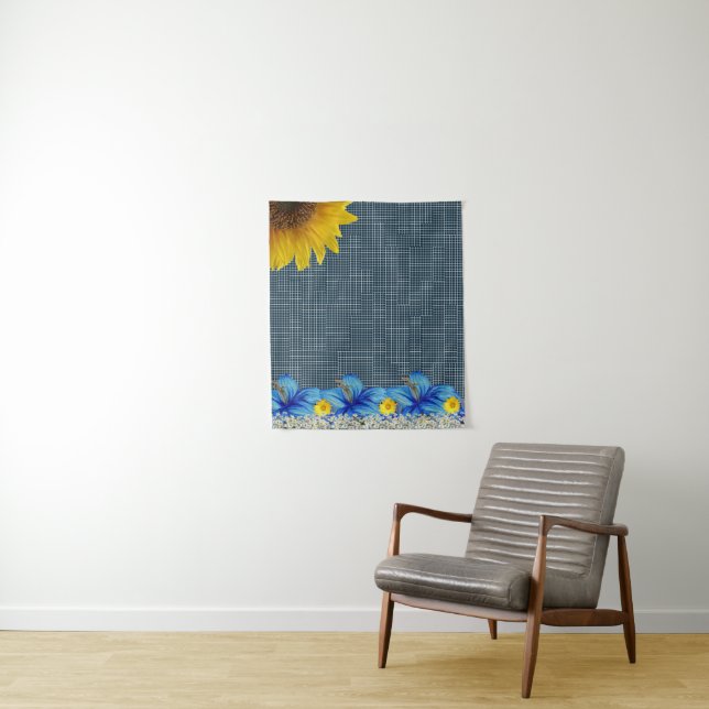 Tenture Tournesol (En situation)