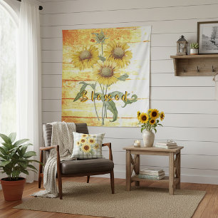 Tenture Tournesols bénis